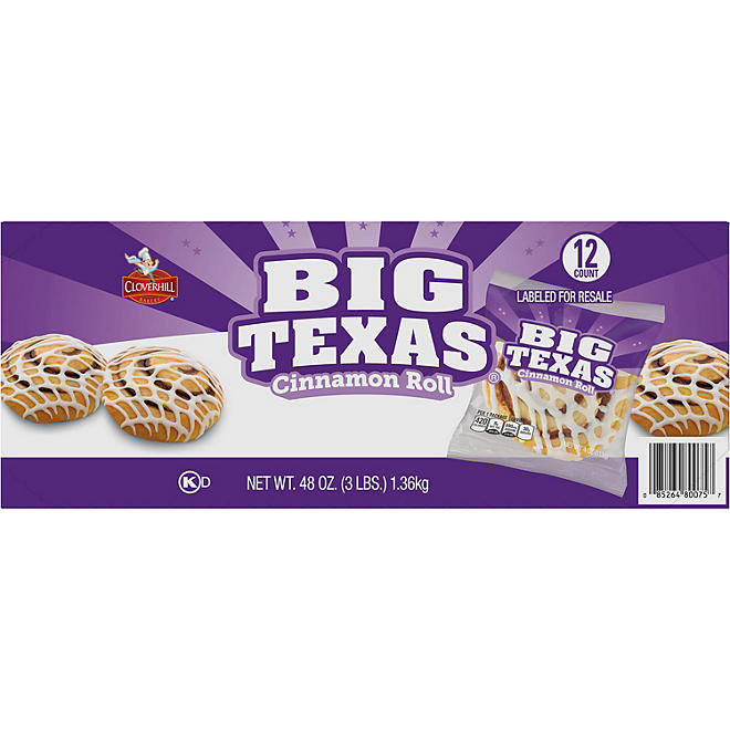 BIG TEXAS CINNAMON ROLL (12 COUNT)