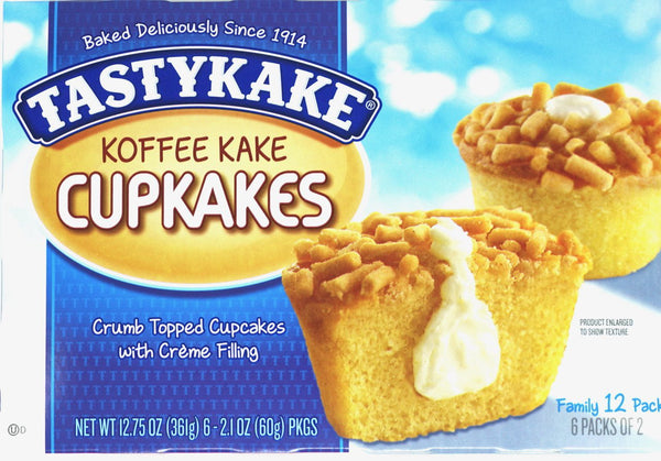 TASTYKAKE CREAM FILLED KOFFEE KAKE