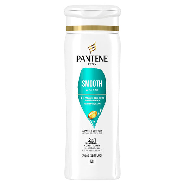 PANTENE SMOOTH/SLEEK 2&1 SHAMPOO