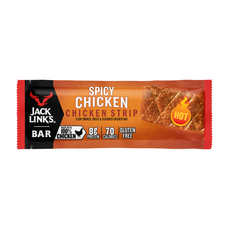 JACK LINK'S SPICY CHICKEN STRIP BAR