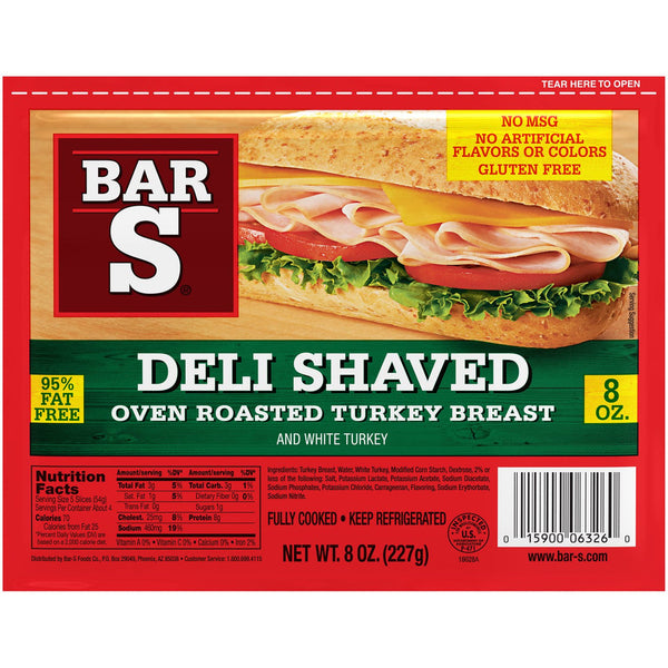 BAR S OVEN TURKEY BREAST DELI STYLE