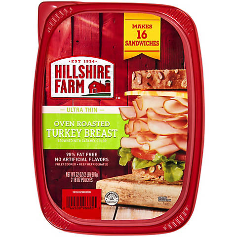 HILLSHIRE FARM THIN SLICED TURKEY BREAST OVEN ROAST