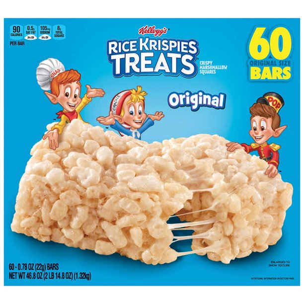 RICE KRISPIES TREATS 60 COUNT