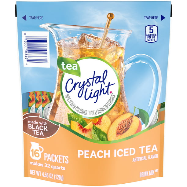 CRYSTAL LIGHT PITCHER PACKS - PEACH