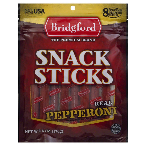 BRIDGFORD PEPPERONI SNACK STICKS