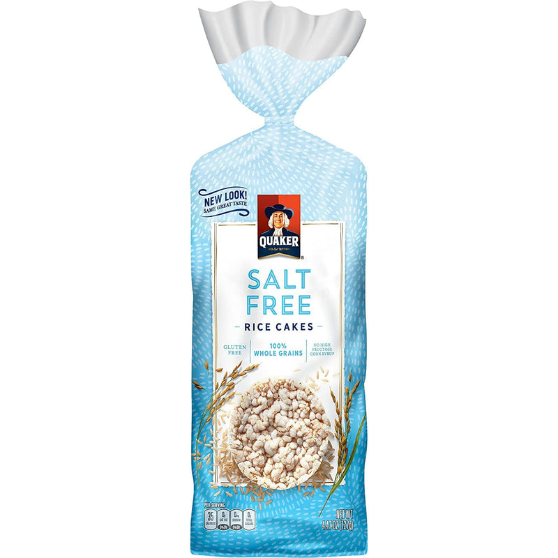 QUAKER RICE CAKES SALT FREE