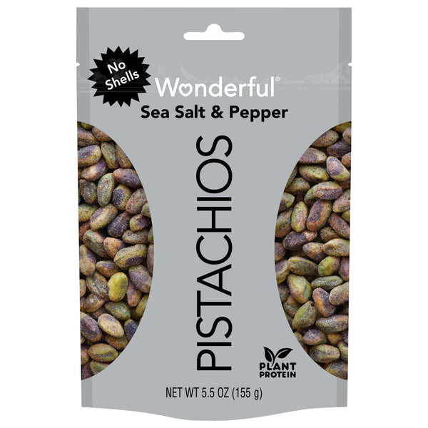 PISTACHIOS NO SHELLS SALT & PEPPER