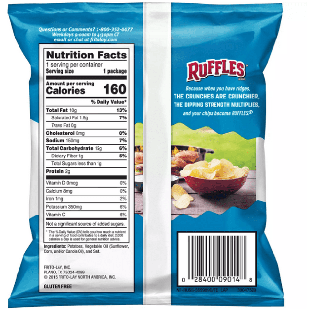 RUFFLES ORIGINAL (50 PACK)