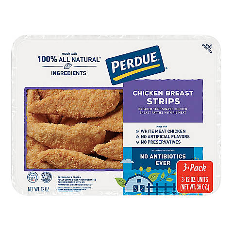 PERDUE CHICKEN BREAST STRIPS (3 PACKS)