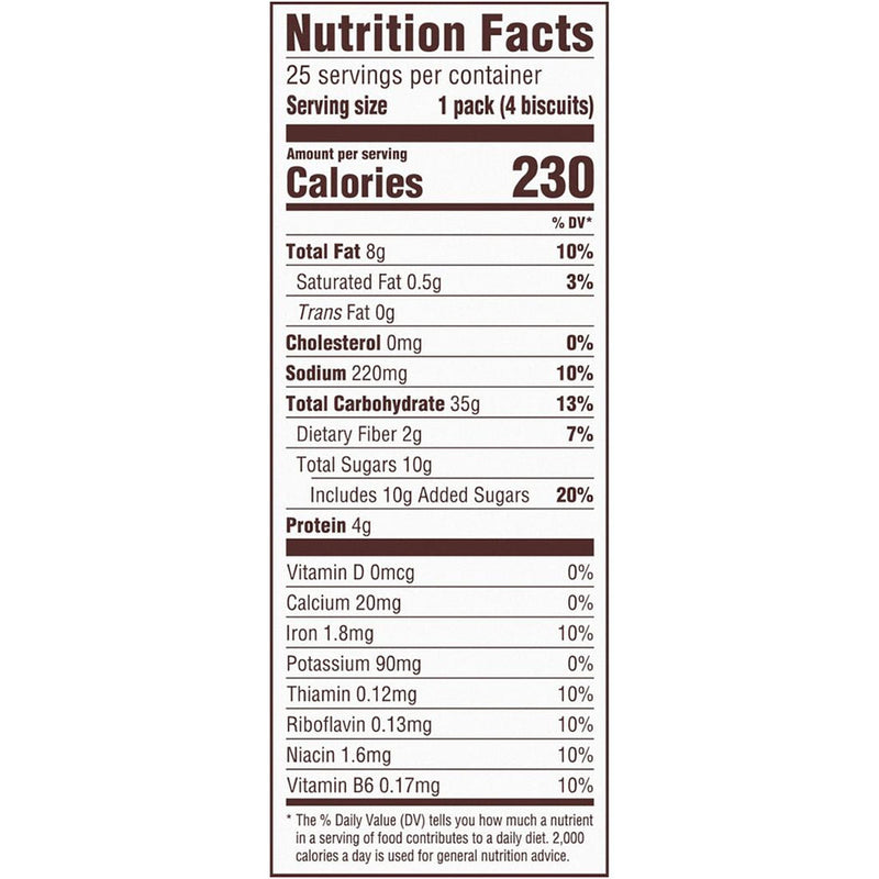 BELVITA CINNAMON BROWN SUGAR BREAKFAST BUSCUITS (25 PACKS)