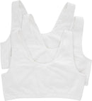 HANES WOMEN'S SCOOPNECK BRA, WHITE (3 PACK)