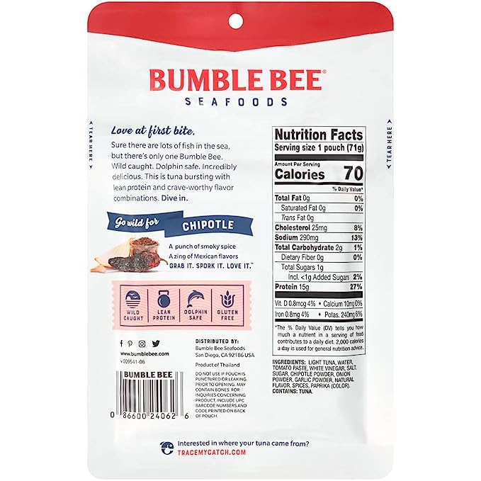 BUMBLE BEE TUNA - CHIPOTLE