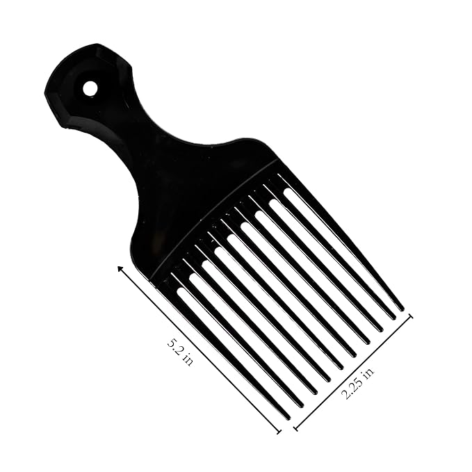 PLASTIC HAIR PICK COMB