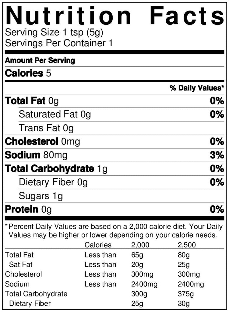 SRIRACHA SAUCE (15 PACKETS)