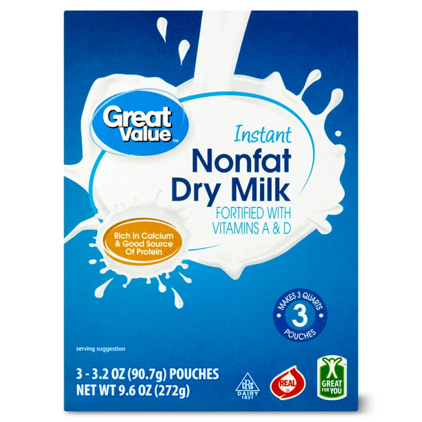 GREAT VALUE INSTANT NON-FAT DRY MILK