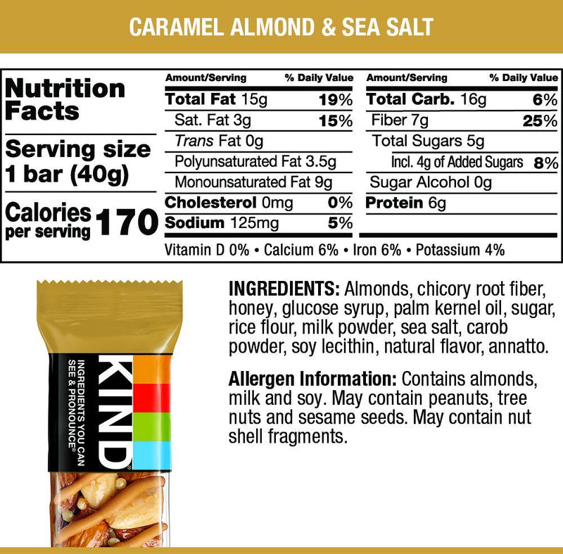 KIND - CARAMEL ALMOND SEA SALT