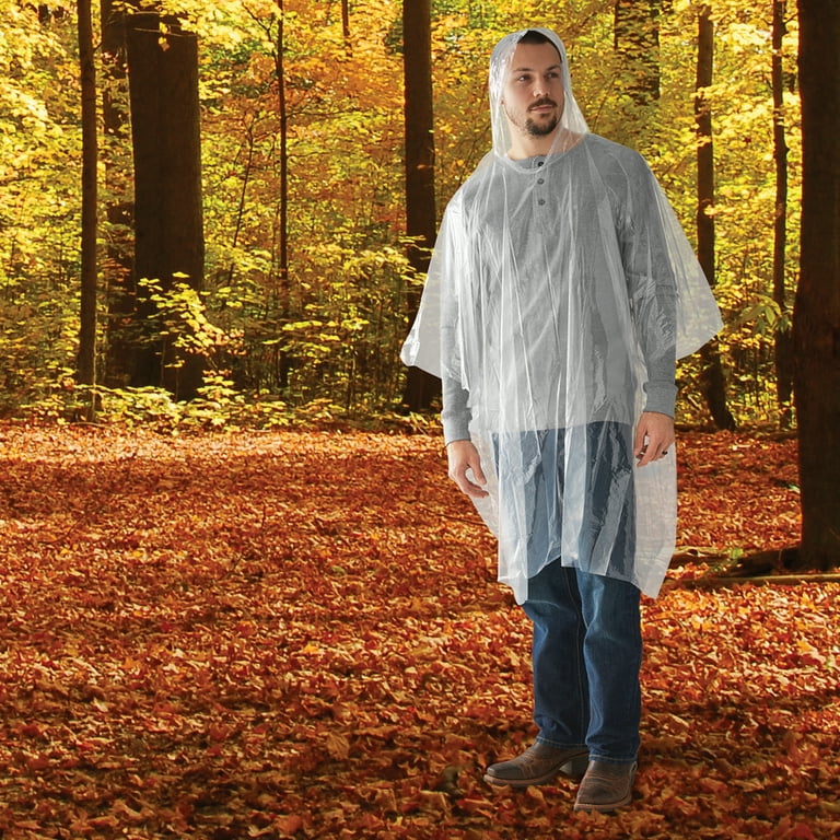 ALL WEATHER CLEAR RAIN PONCHO