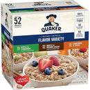 QUAKER INSTANT OATMEAL, 3 FLAVOR VARIETY PACK (52 COUNT)