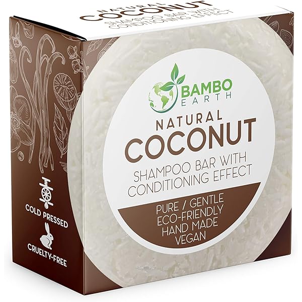 BAMBOO EARTH COCONUT SHAMPOO & CONDITIONER BAR