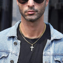 STAINLESS STEEL CROSS NECKLACE