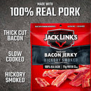 JACK LINK'S THICK CUT BACON JERKY HICKORY SMOKED