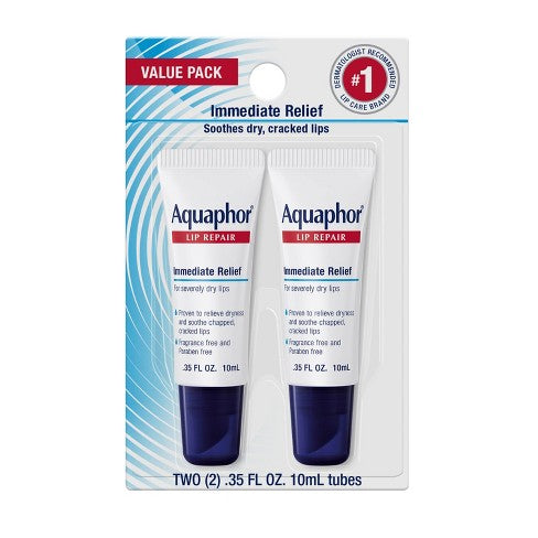 AQUAPHOR IMMEDIATE RELIEF LIP REPAIR BALM - TWIN PACK