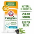 ARM & HAMMER ESSENTIALS NATURAL DEODORANT JUNIPER BERRY