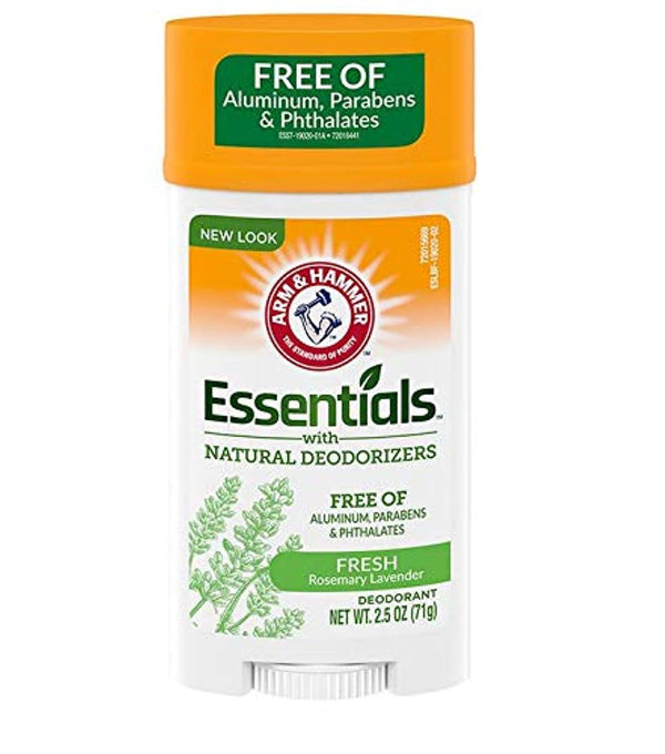 ARM & HAMMER ESSENTIALS NATURAL DEODORANT FRESH ROSEMARY LAVENDER