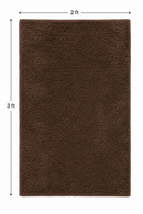 RUG – BURGUNDY - 2 FT x 3 FT FACILITY APPROVED