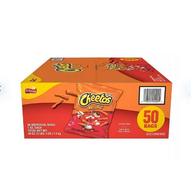 FRITO LAY CHEETOS CRUNCHY (50 PACK)