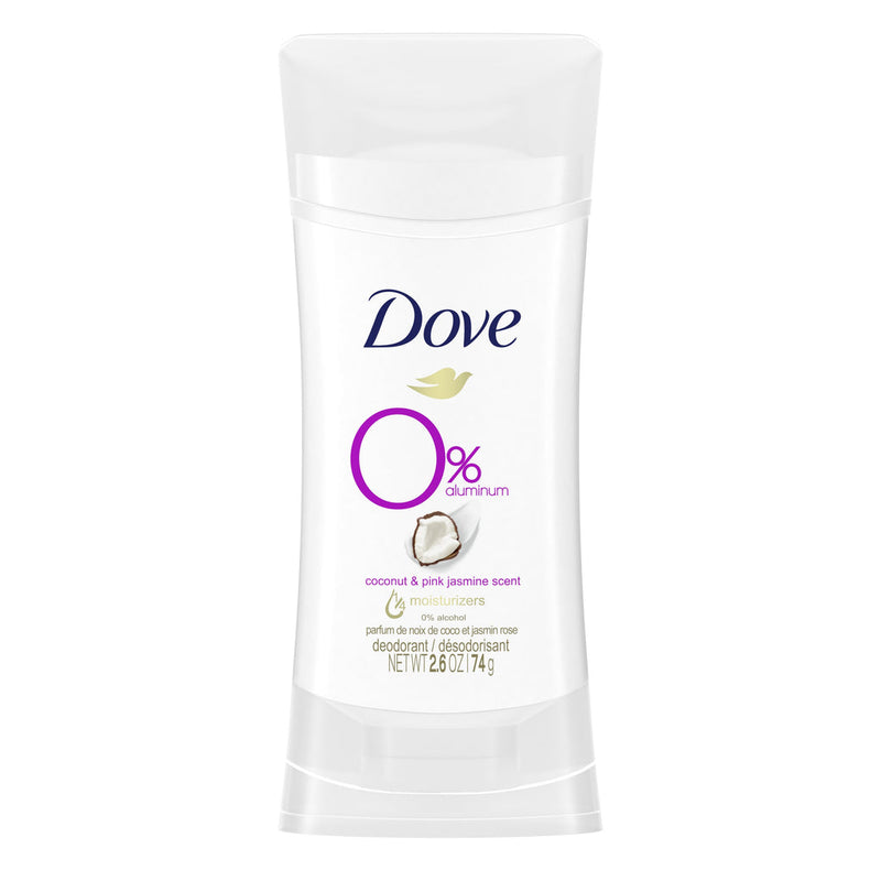 DOVE BEAUTY 0% ALUMINUM COCONUT & PINK DEODORANT STICK