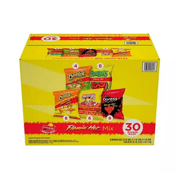 FRITO LAYS FLAMIN' HOT VARIETY PACK (30 BAGS)