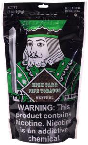 HIGH CARD MENTHOL PIPE TOBACCO 5 OZ. BAG