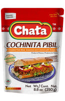 CHATA CHILORIO SHREDDED PORK MEAT & COLORED WITH ANNATO (COCHINITA PIBIL)