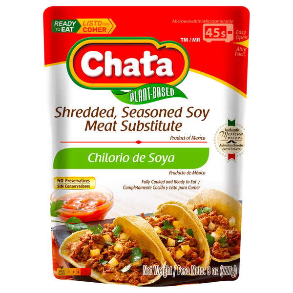 CHATA SHREDDED SEASONED SOY (CHILORIO DE SOYA)