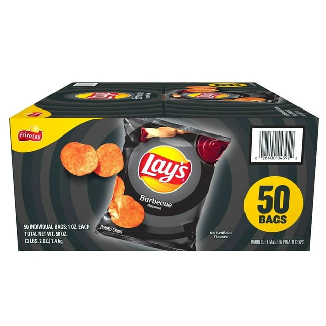 LAY'S BBQ CHIPS (50 PACK)