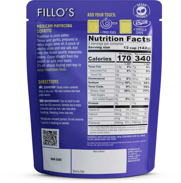 FILLO'S MEXICAN MAYOCOBA BEANS