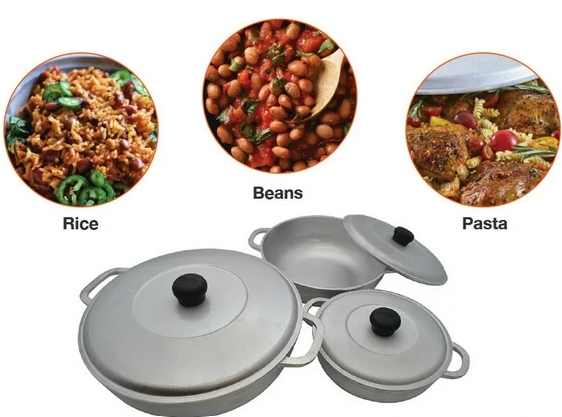 COOKING POTS 3 PC SET