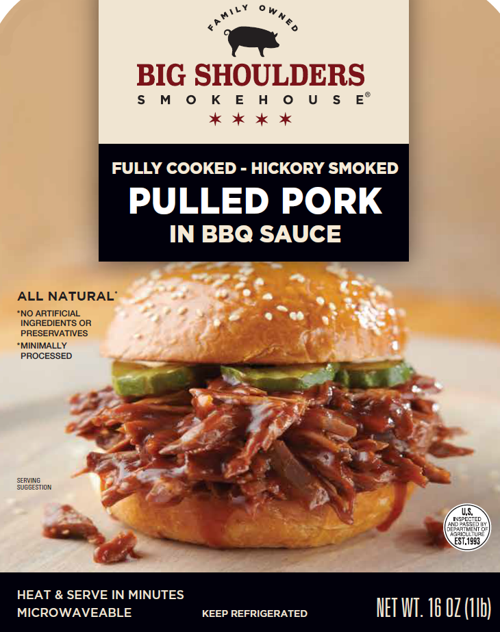 BIG SHOULDERS SMOKEHOUSE PULLED PORK