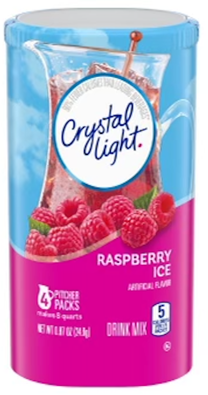 CRYSTAL LIGHT- RASPBERRY TEA