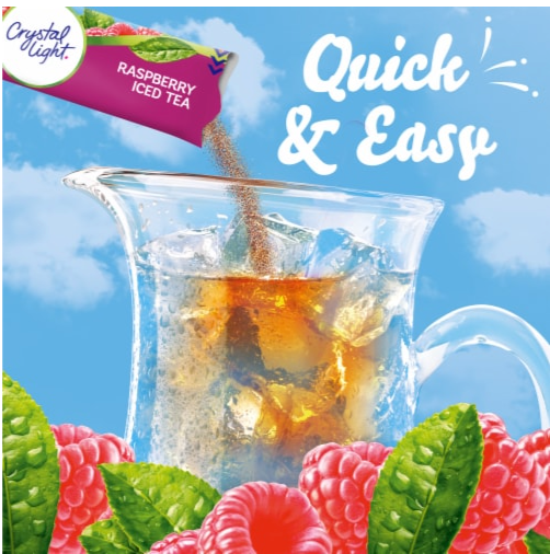 CRYSTAL LIGHT- RASPBERRY TEA