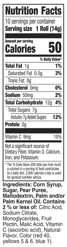 FRUIT ROLL-UPS VARIETY