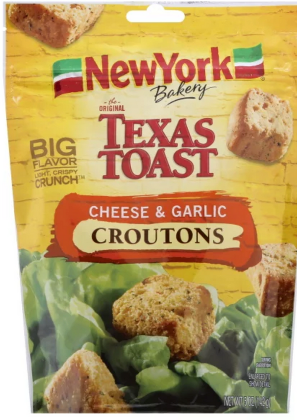 NY BAKERY TEXAS TOAST CHEESE & GARLIC CROUTONS