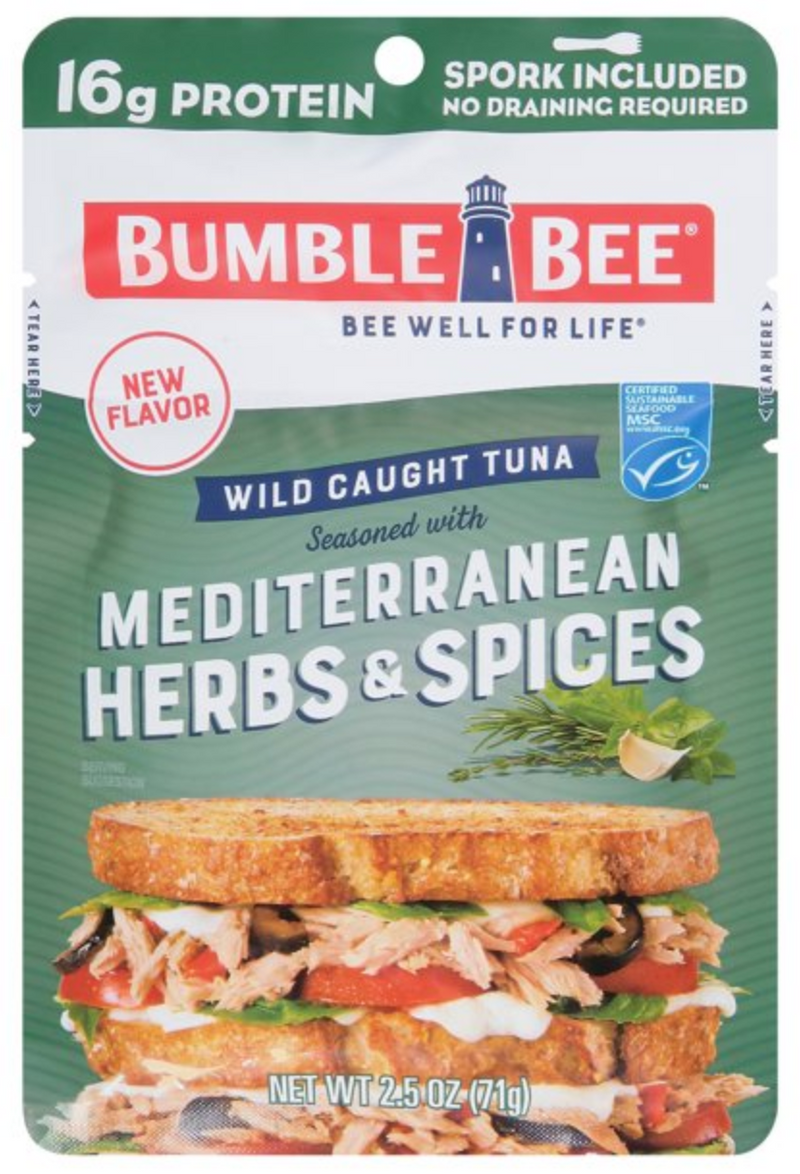 BUMBLE BEE TUNA - MEDITERRANEAN HERBS & SPICES