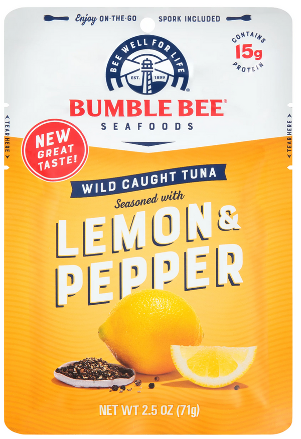 BUMBLE BEE TUNA - LEMON & PEPPER