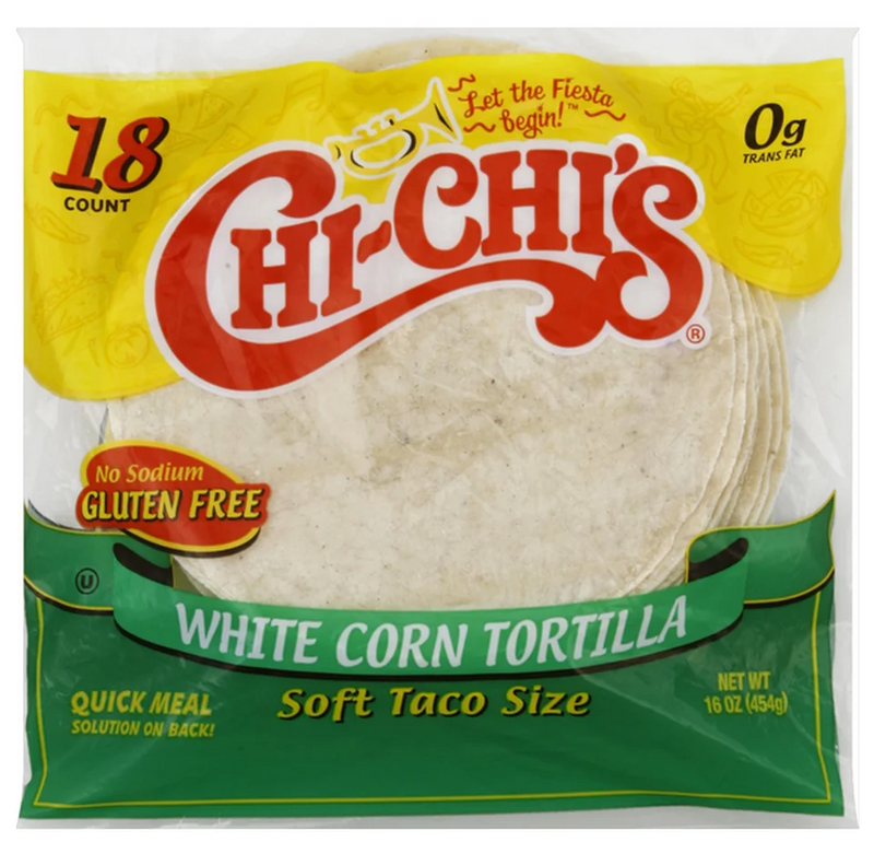 CHI-CHI'S WHITE CORN TORTILLAS