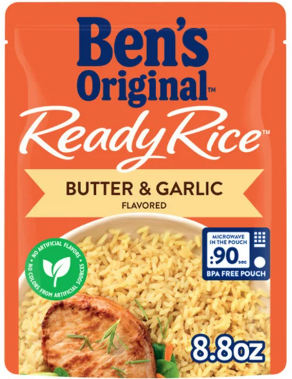 BEN'S ORIGINAL READY RICE - BUTTER & GARLIC