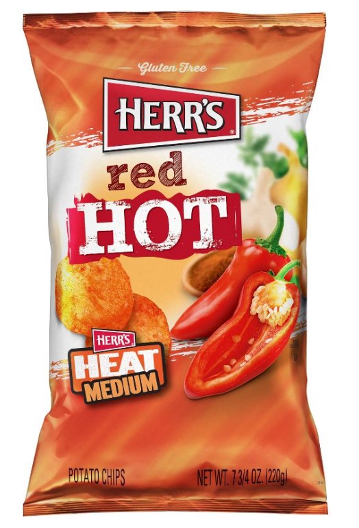 HERR'S - HOT CHIPS