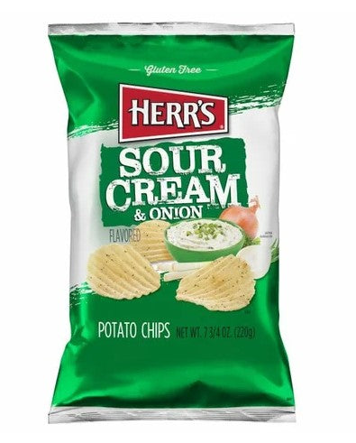 HERR'S - SOUR CREAM & ONION