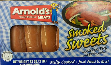 ARNOLDS (CAROLINE) SMOKED SWEETS SAUSAGE